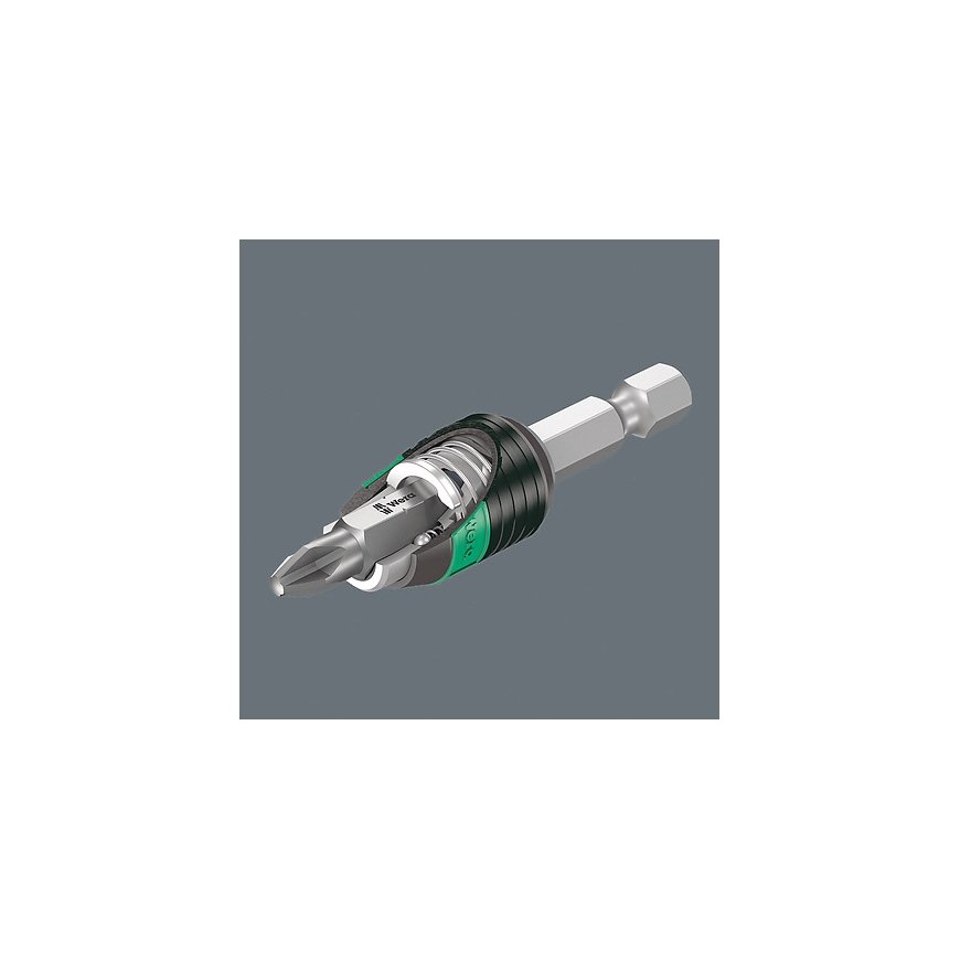Wera 05052503001 kuvikeeraja otsiku hoidja Roostevaba teras 25,4 / 4 mm (1 / 4") 1 tk – 3