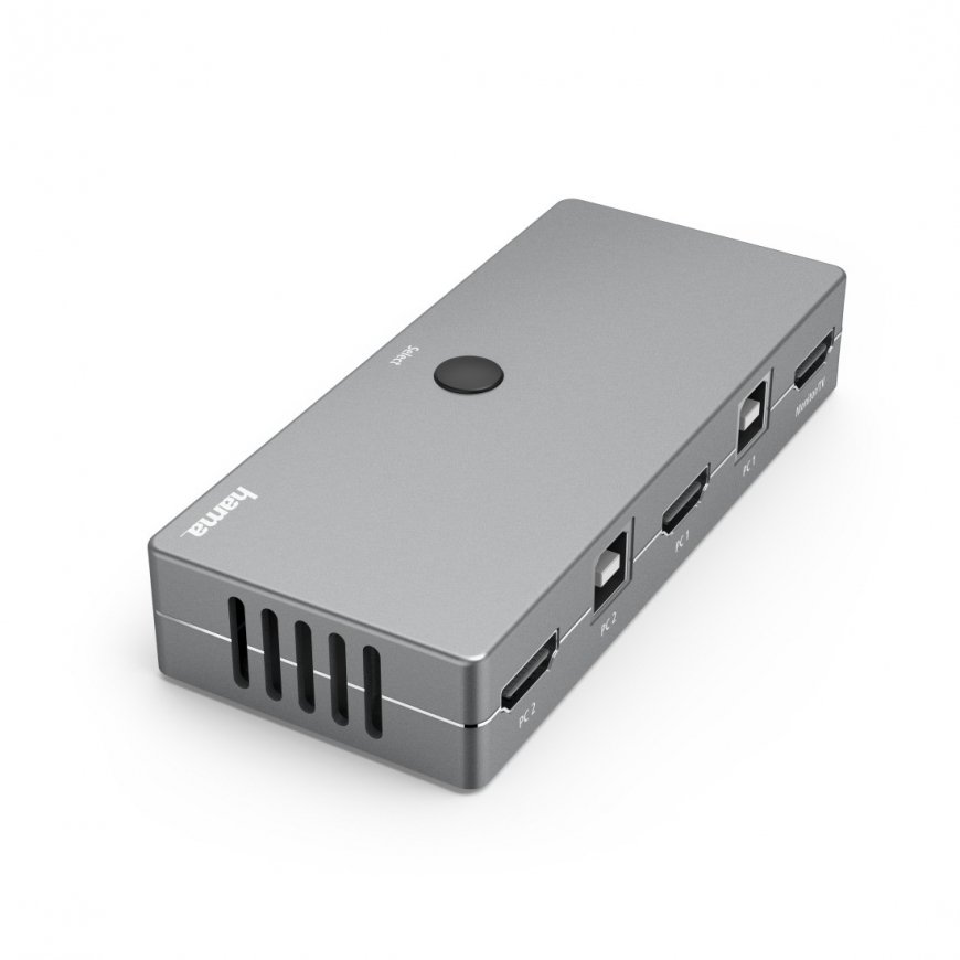Hama 00200135 KVM switch Metallic – 2