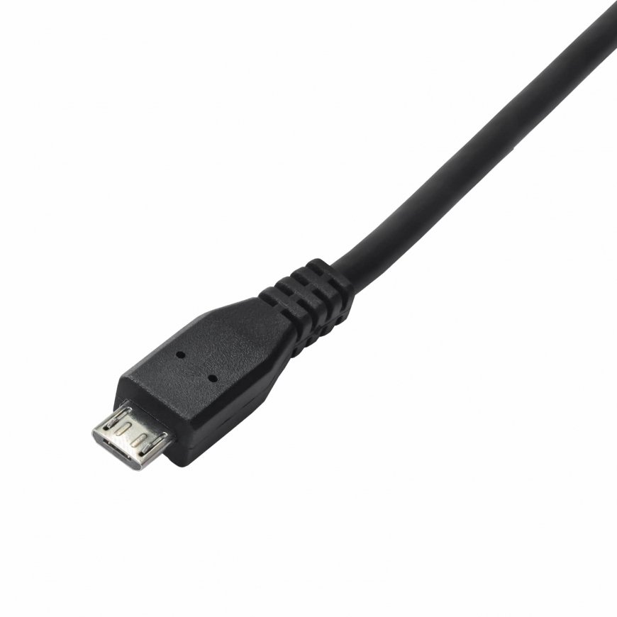 Akyga AK-USB-21 USB-kaabel USB 2.0 1 m USB A Micro-USB B Must – 2
