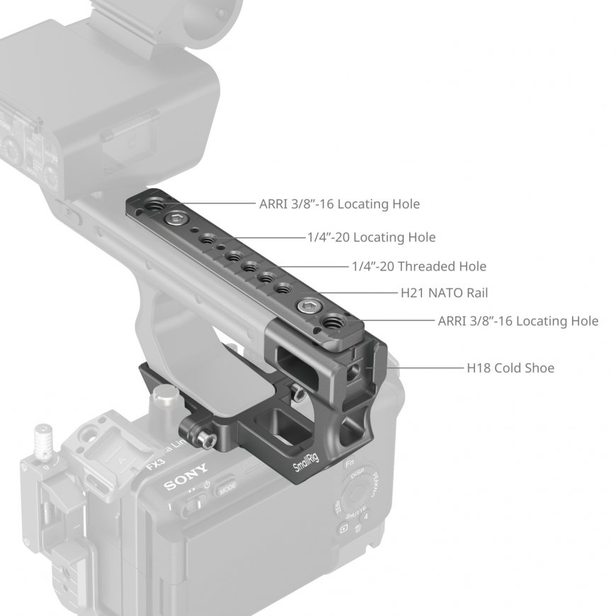 SmallRig 4830 kameras statīva aksesuārs Montāžas plātne – 2