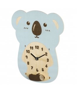 Hama Koala Pendulum mechanical clock Other Blue, Brown, Wood