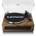 Lenco LS-410WA skaņuplašu atskaņotājs Siksnas piedziņas audio atskaņotājs Brūns Automātisks Lenco LS-410WA skaņuplašu atskaņotājs Siksnas piedziņas audio atskaņotājs Brūns Automātisks