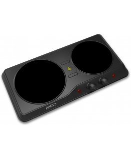 BROCK Kahe rõngaga infrapunapliit. 1200 + 800 W HPI 3002 BK