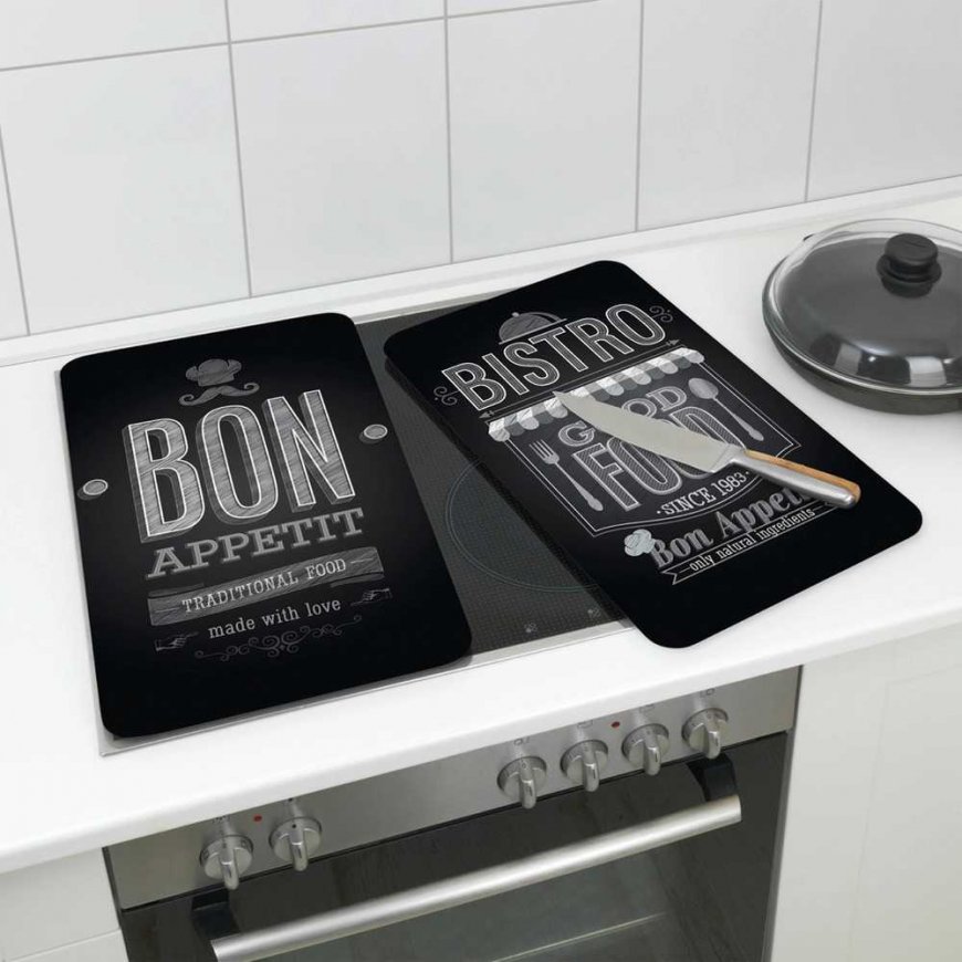 WENKO Bon Appetit lõikelaud kööki Nelinurkne Klaas, Plast Mitmevärviline – 2