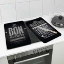 WENKO Bon Appetit кухонная доска для нарезания Прямоугольный Стекло, Пластик Разноцветный WENKO Bon Appetit кухонная доска для нарезания Прямоугольный Стекло, Пластик Разноцветный