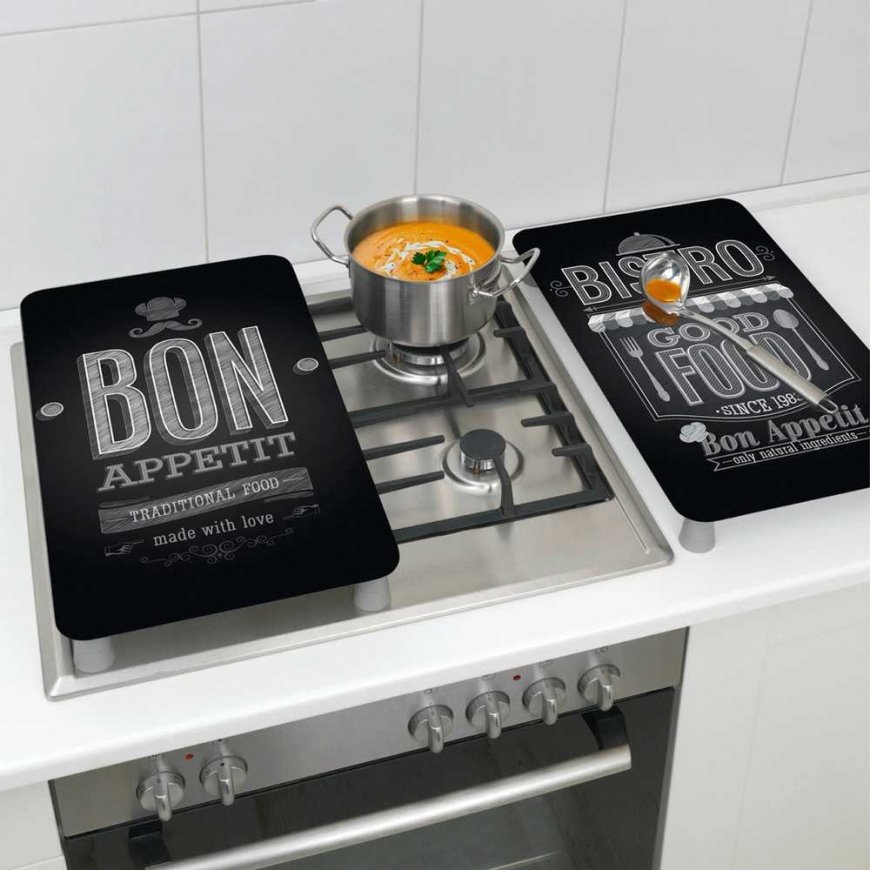 WENKO Bon Appetit lõikelaud kööki Nelinurkne Klaas, Plast Mitmevärviline – 3