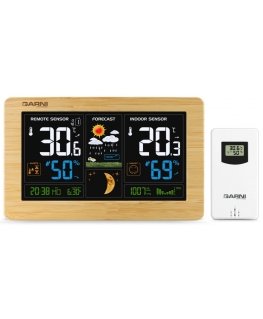 GARNI 547 Line Valkoinen, Puu LCD DC/akku