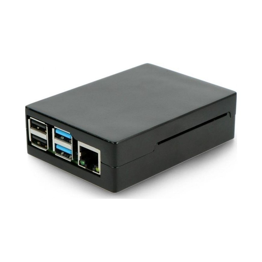 Oem Raspberry Pi 4B alumiinikotelo - musta