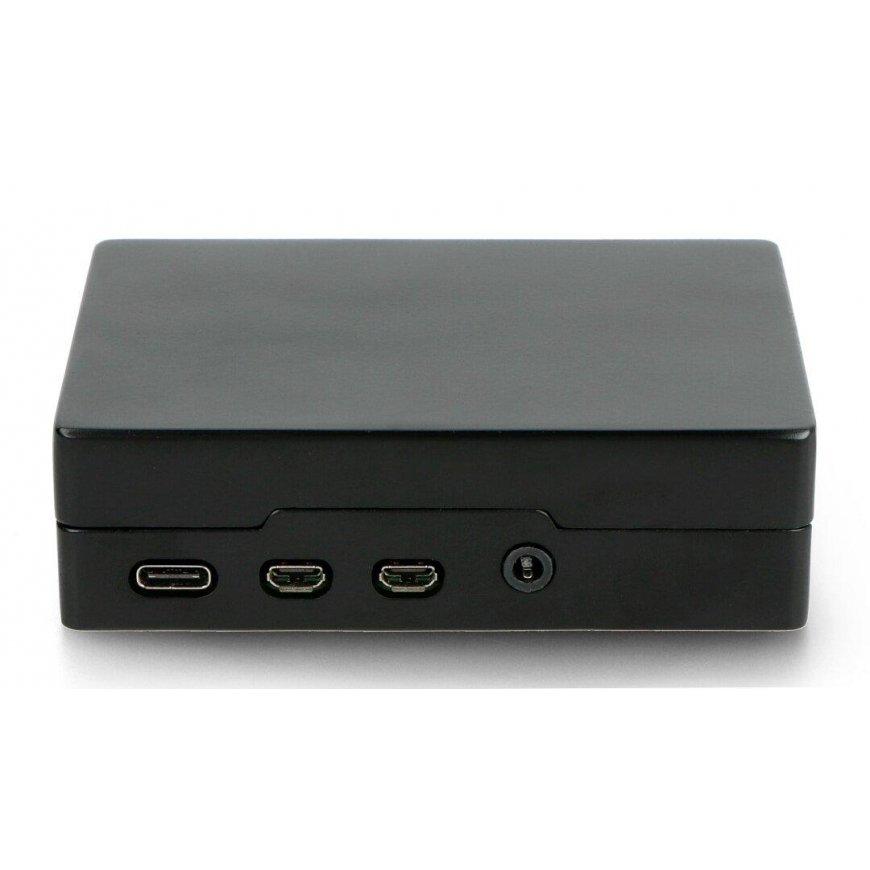 Oem Raspberry Pi 4B aliumininis dėklas - juodas – 3