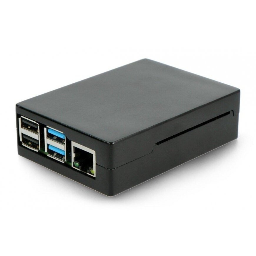 Oem Raspberry Pi 4B Aluminum Case - Black – 5