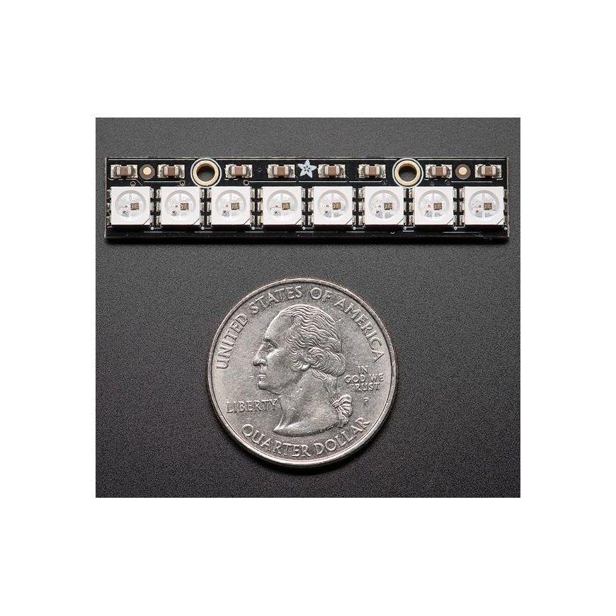 Adafruit NeoPixel Diodų juostelė - RGB LED 8xWS2812 5050 – 2