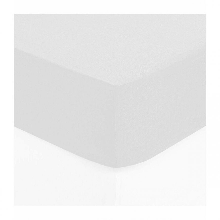 Fitted sheet Atmosphera White (90 x 190 cm) – 3