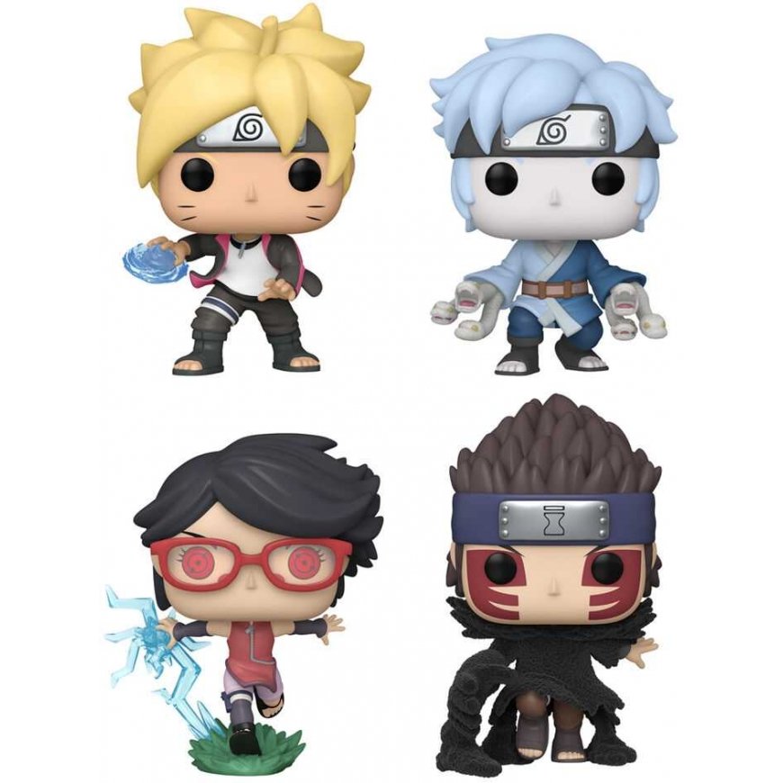 Funko POP pack 4 figures Boruto Exclusive