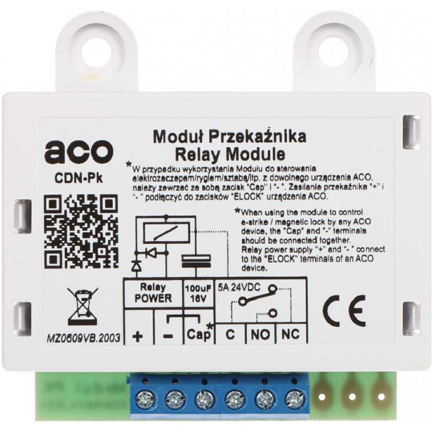 RELINIS MODULIS CDN-PK ACO – 2