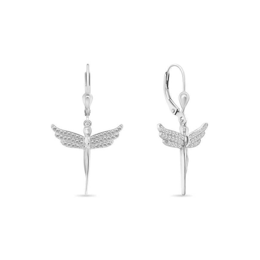 Brilio Silver Silver dangling earrings Angels EA947W