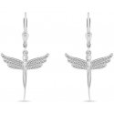 Brilio Silver Silver dangling earrings Angels EA947W Brilio Silver Silver dangling earrings Angels EA947W