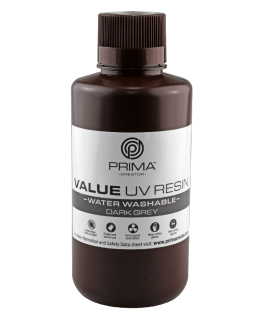 PrimaCreator Value Pestävä UV-hartsi - 500ml - tummanharmaa