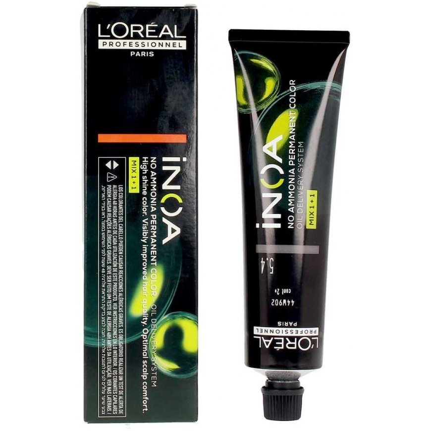 Professional hair dye L'oreal Professionnel Inoa oxidative dye without ammonia 5.4 60g – 2