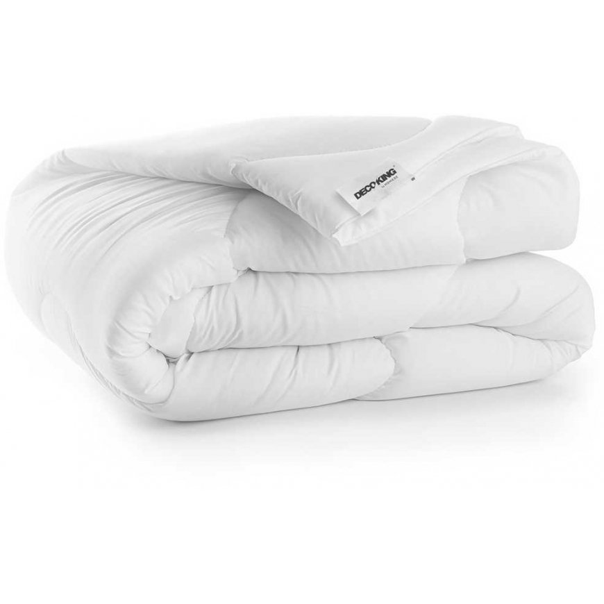 Blanket INEZ LIGHT color white wave style classic DecoKing – 2