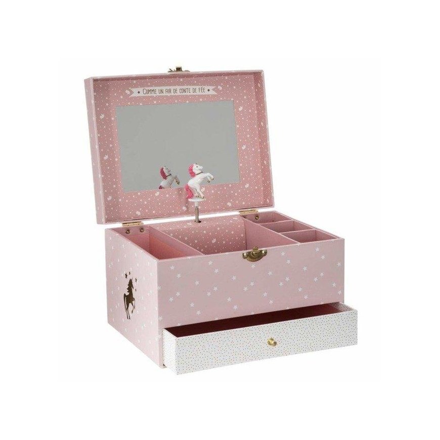 Atmosphera Perfect Box with Music Box and Mirror is a great place for every little one...