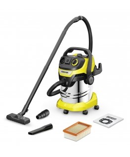 Kärcher WD 5 P S V-25/5/22 Black, Stainless steel, Yellow 25 L 1100 W