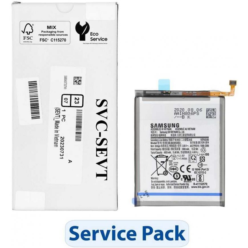 „ServicePack Bateria EB-BA505ABE“ arba „Samsung A50 A20 A30 GH82-19269A“