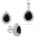 Brilio Silver Brilio Silver charming Silver jewelry set with zircons SET226WBC (earrings, pendant) Brilio Silver Brilio Silver charming Silver jewelry set with zircons SET226WBC (earrings, pendant)