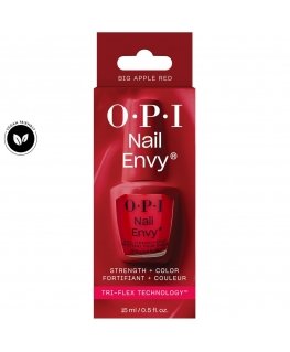 Opi Nail Envy Esmalte Tratamiento Fortalecedor De Uñas Big Apple Raudona, 15 ml
