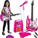 Iso Trade Guitar+microphone+pink amplifier