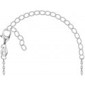 Brilio Silver Minimalist silver necklace with zircon NCL73W Brilio Silver Minimalist silver necklace with zircon NCL73W