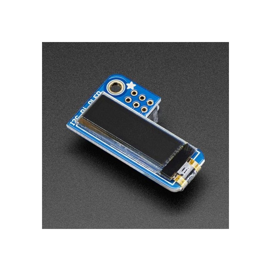 Adafruit PiOLED Display for Raspberry Pi Microcomputer - I2C 0.9''