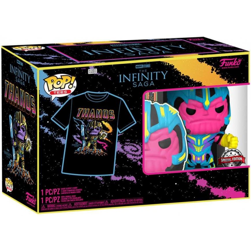 Funko! POP JA TEE Marvel Thanos (BKLT) L – 5