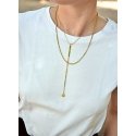 Troli Elegant steel necklace VGX1760S/RE Troli Elegant steel necklace VGX1760S/RE
