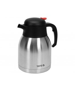 Yato YG-07013 termospullo 1,5 L musta, Ruostumaton teräs
