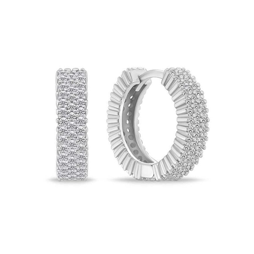 Brilio Silver Shiny silver earrings EA1155W