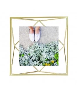 Photo frame Umbra - photo frame 10 x 10 cm, brass,
