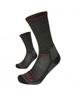 Kojinės Lorpen Merino Hiker Eco 2 Pack - XL - Tamsiai pilka
