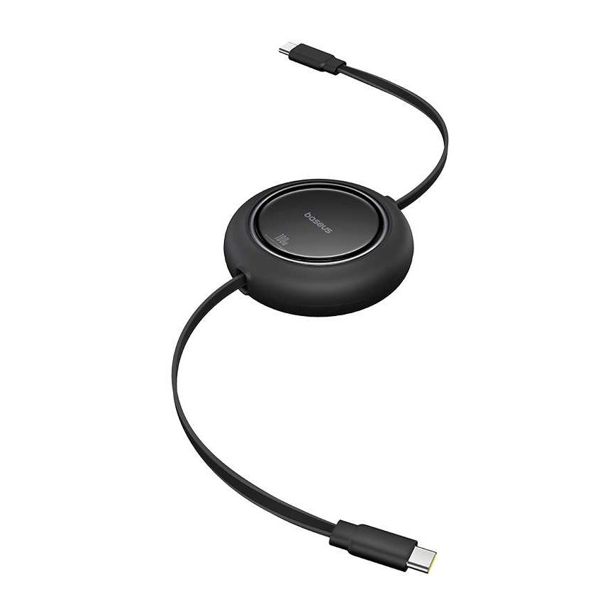 Kaapeli USB C - USB C -liittimet 100W 1,5m sisäänvedettävä musta Free2Pull BASEUS – 5