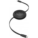 Kabelis USB C - USB C kištukai 100W 1.5m suvyniojamas juodas Free2Pull BASEUS Kabelis USB C - USB C kištukai 100W 1.5m suvyniojamas juodas Free2Pull BASEUS