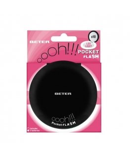 Beter Better Wow! Two-way mirror with LED light x10 Black