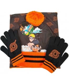 PIERROT Naruto snood, hat and gloves set