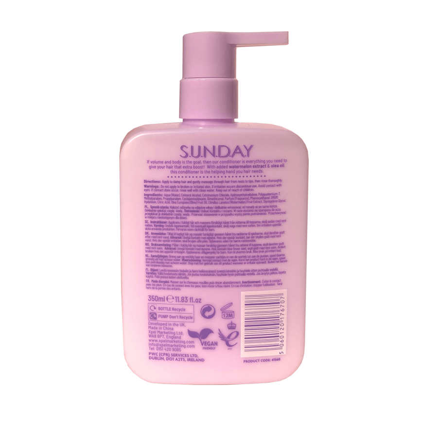 Xpel S.U.N.D.A.Y Volume Conditioner - 350ml – 2
