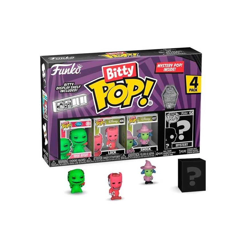 Funko Blister 4 figures Bitty POP Disney Nightmare Before Christmas Oogie Boogie – 3