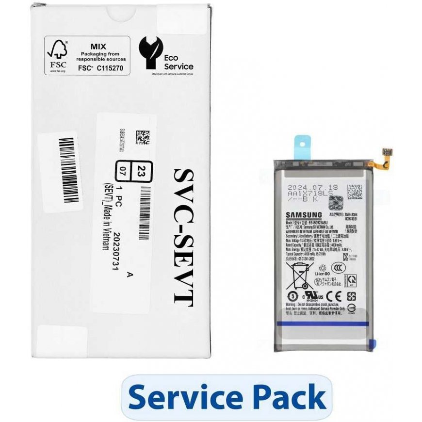 ServicePack Battery EB-BG975ABU or Samsung S10 PLUS G975 GH82-18827A