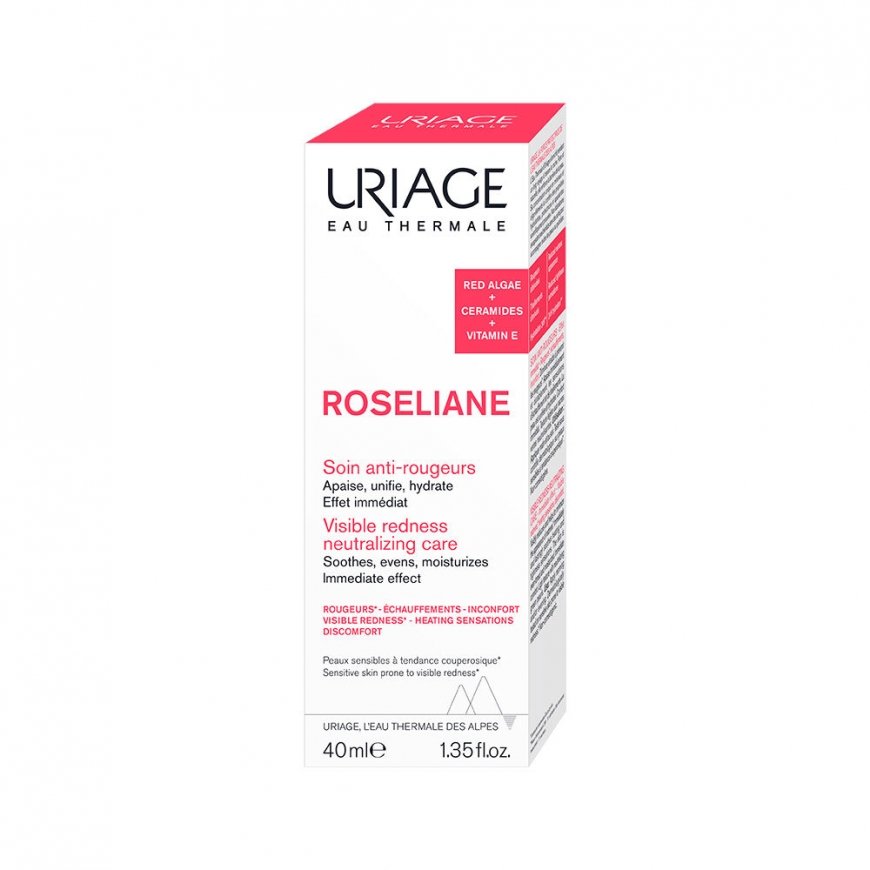Uriage ROSELIANE Anti-redness cream with SHEA BUTTER, GINSENG AND ALGAE EXTRACTS 40 ml