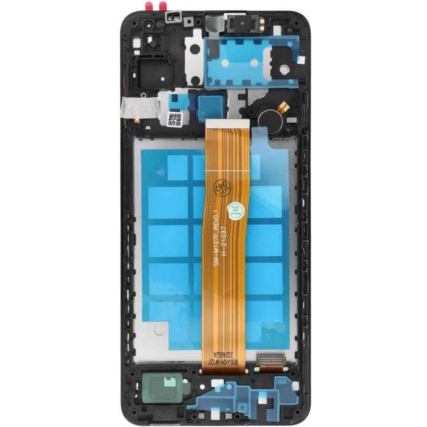 LCD screen for SAMSUNG M12 OEM frame with components