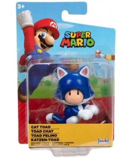 Jakks Pacific Nintendo Super Mario Cat Toad figuuri 6,5 cm