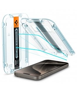 Spigen EZ FIT GLAS.tR Прозрачная защитная пленка Apple 2 шт