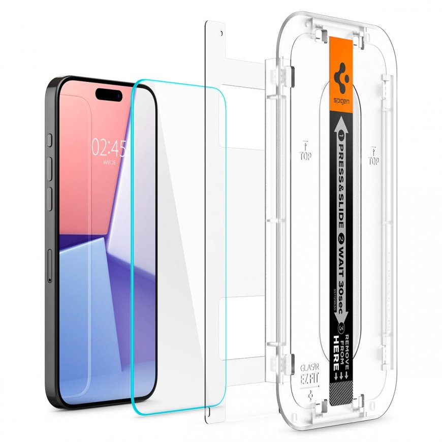 Spigen EZ FIT GLAS.tR Kirkas näytönsuoja Apple 2 kpl – 2