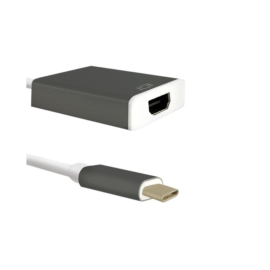 Qoltec 50427 USB graphics adapter Black, White